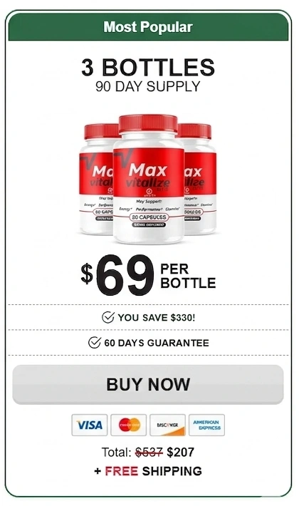 MaxVitalize   - 3 Bottle